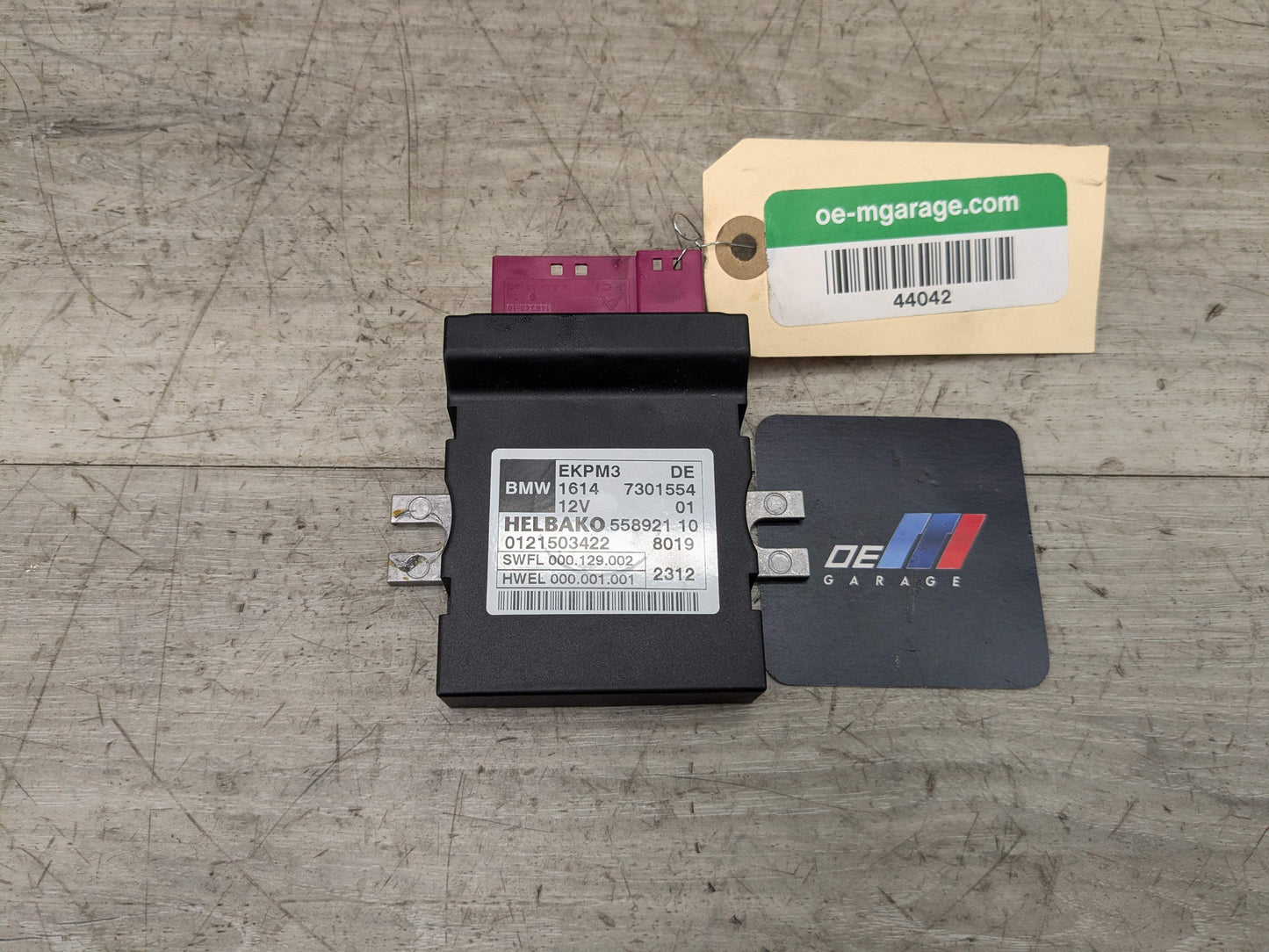 OEM BMW F02 F10 F25 F30 F32 F36 Helbako Fuel Pump Relay Control Module EKPM3