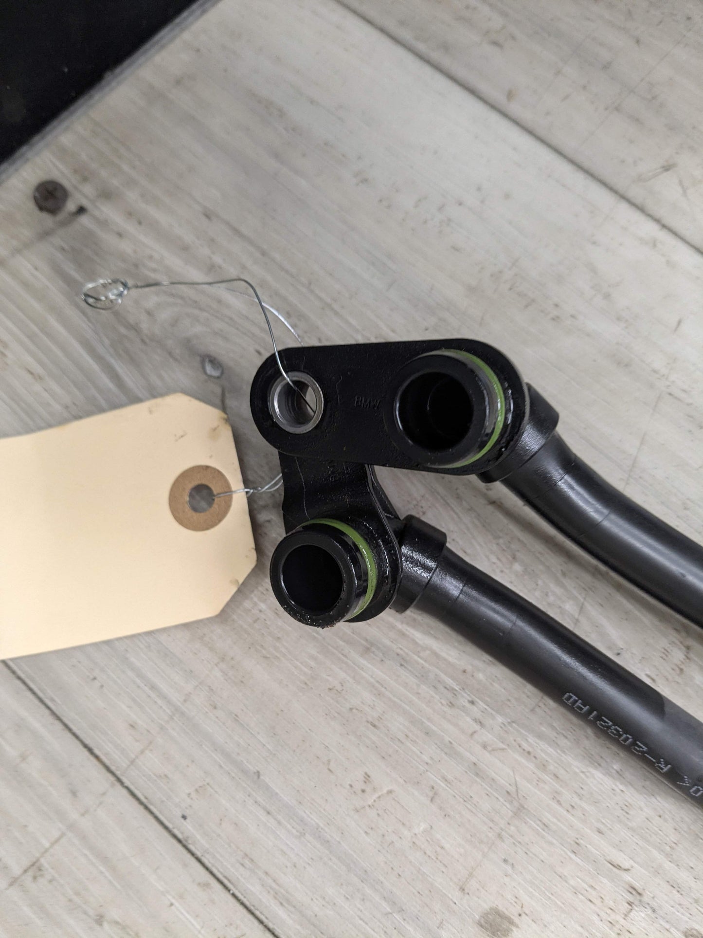 OEM BMW F30 F32 F36 335 435 Engine N55 Transmission Oil Cooler Lines Pipes Hoses