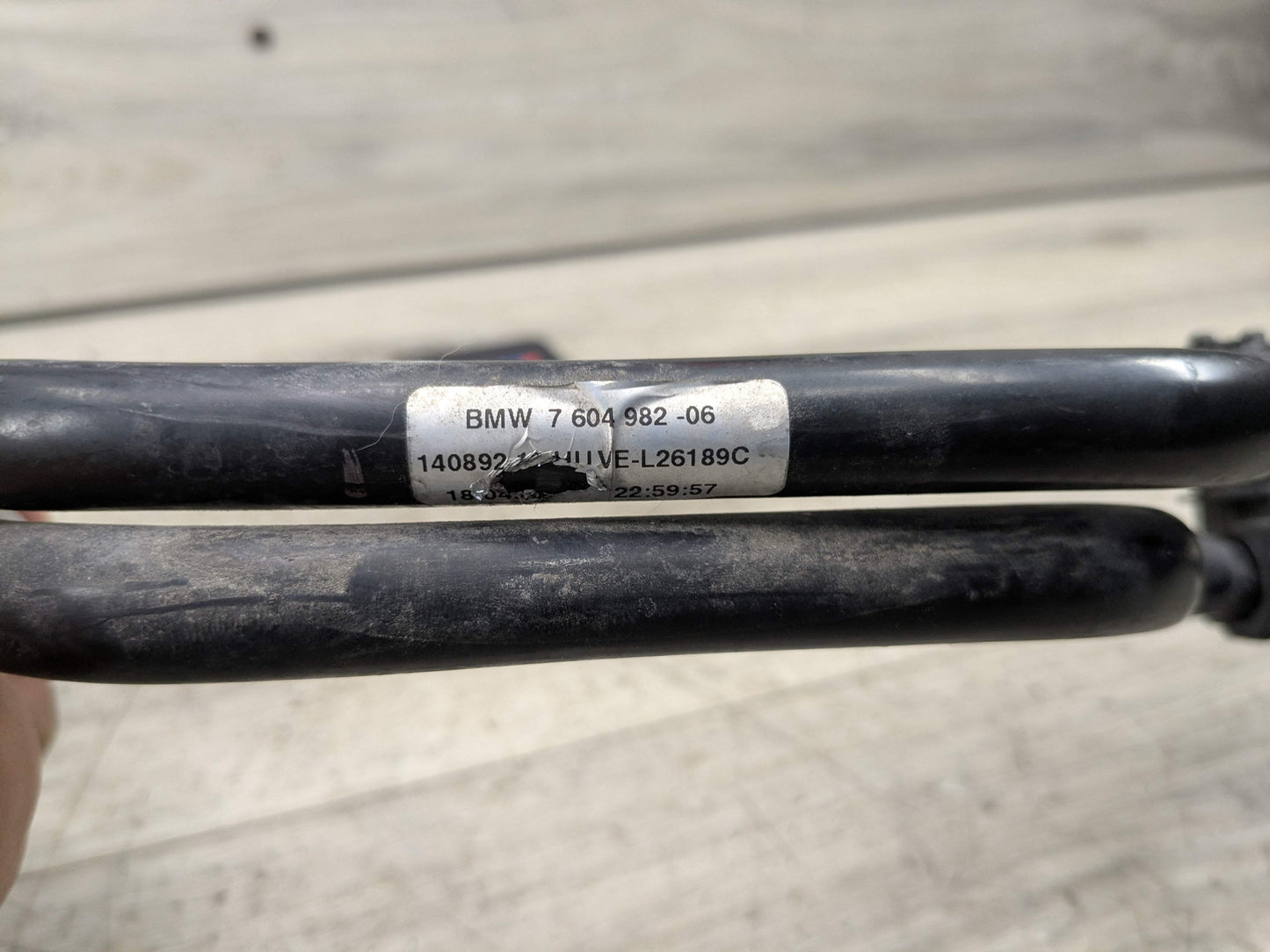 OEM BMW F30 F32 F36 335 435 Engine N55 Transmission Oil Cooler Lines Pipes Hoses