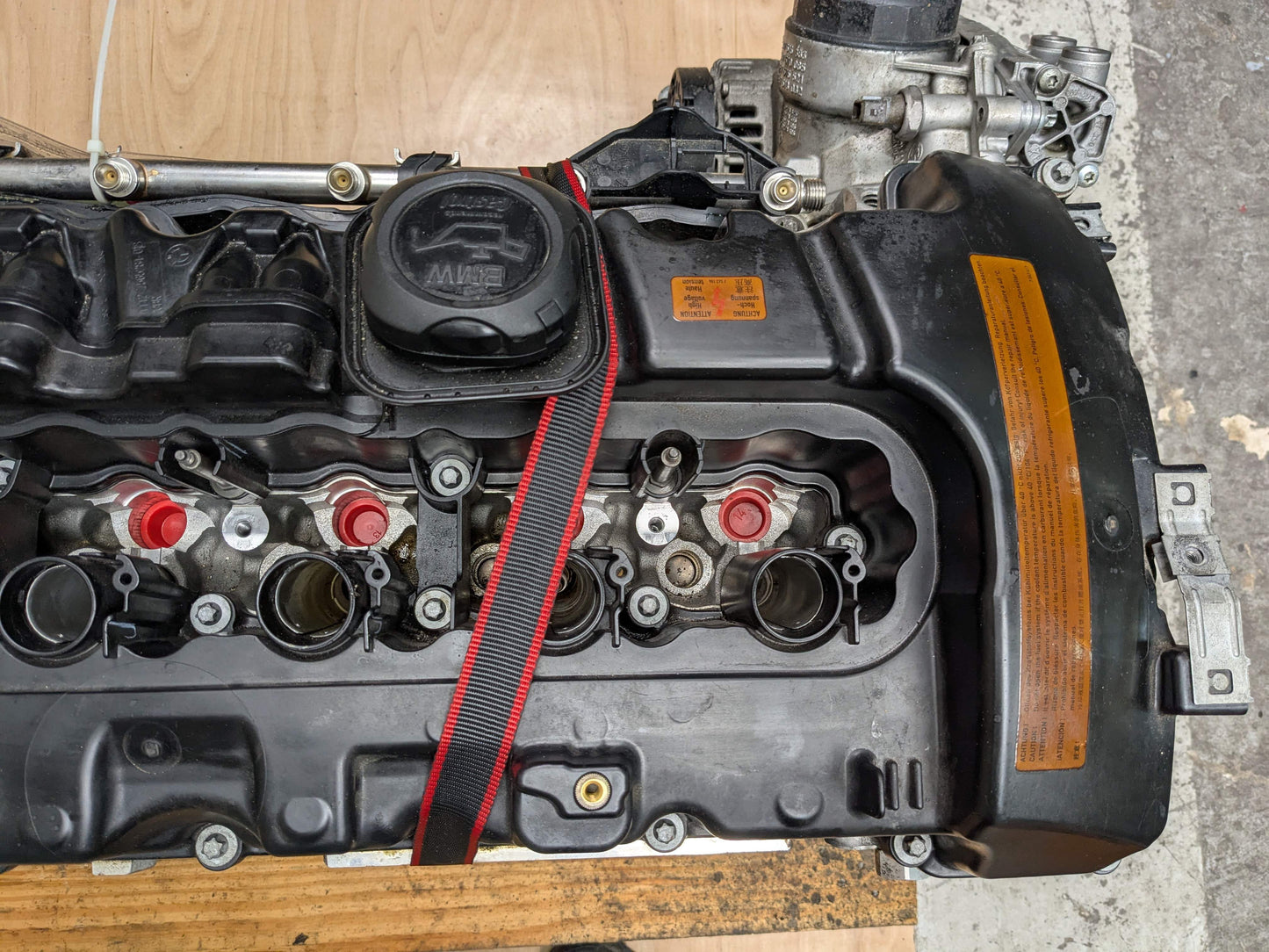 07-09 OEM BMW E88 E92 E93 E90 Long Block 8 Bolt N54 RWD ENGINE MOTOR 127k Ran!