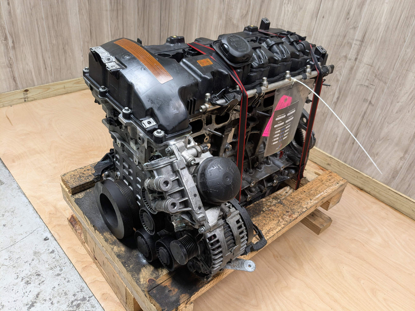 07-09 OEM BMW E88 E92 E93 E90 Long Block 8 Bolt N54 RWD ENGINE MOTOR 127k Ran!