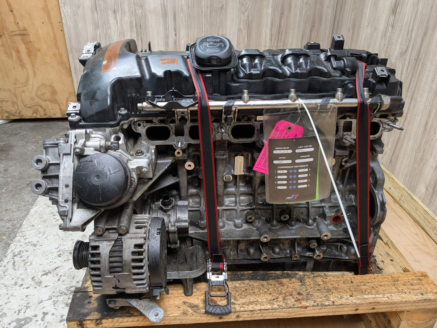 07-09 OEM BMW E88 E92 E93 E90 Long Block 8 Bolt N54 RWD ENGINE MOTOR 127k Ran!