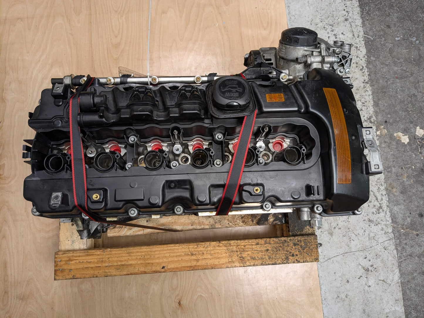 07-09 OEM BMW E88 E92 E93 E90 Long Block 8 Bolt N54 RWD ENGINE MOTOR 127k Ran!