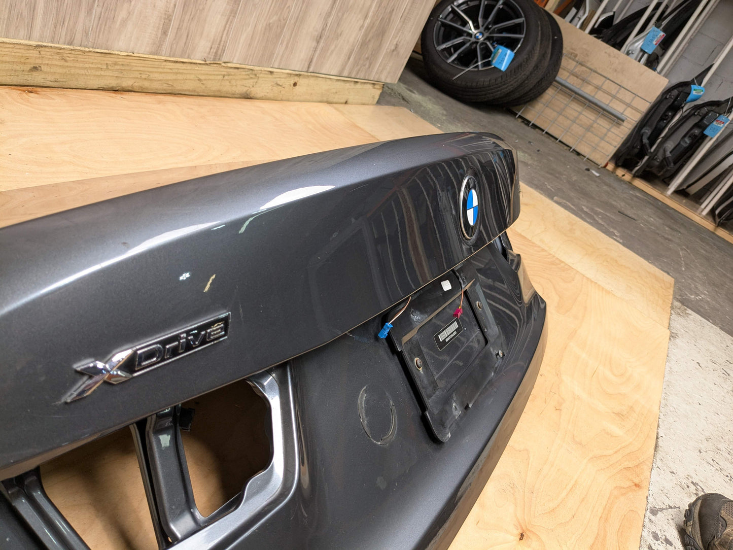 *19-25 OEM BMW G20 G80 330 M340 M3 Rear Trunk Lid Panel Deck Shell Gray B39
