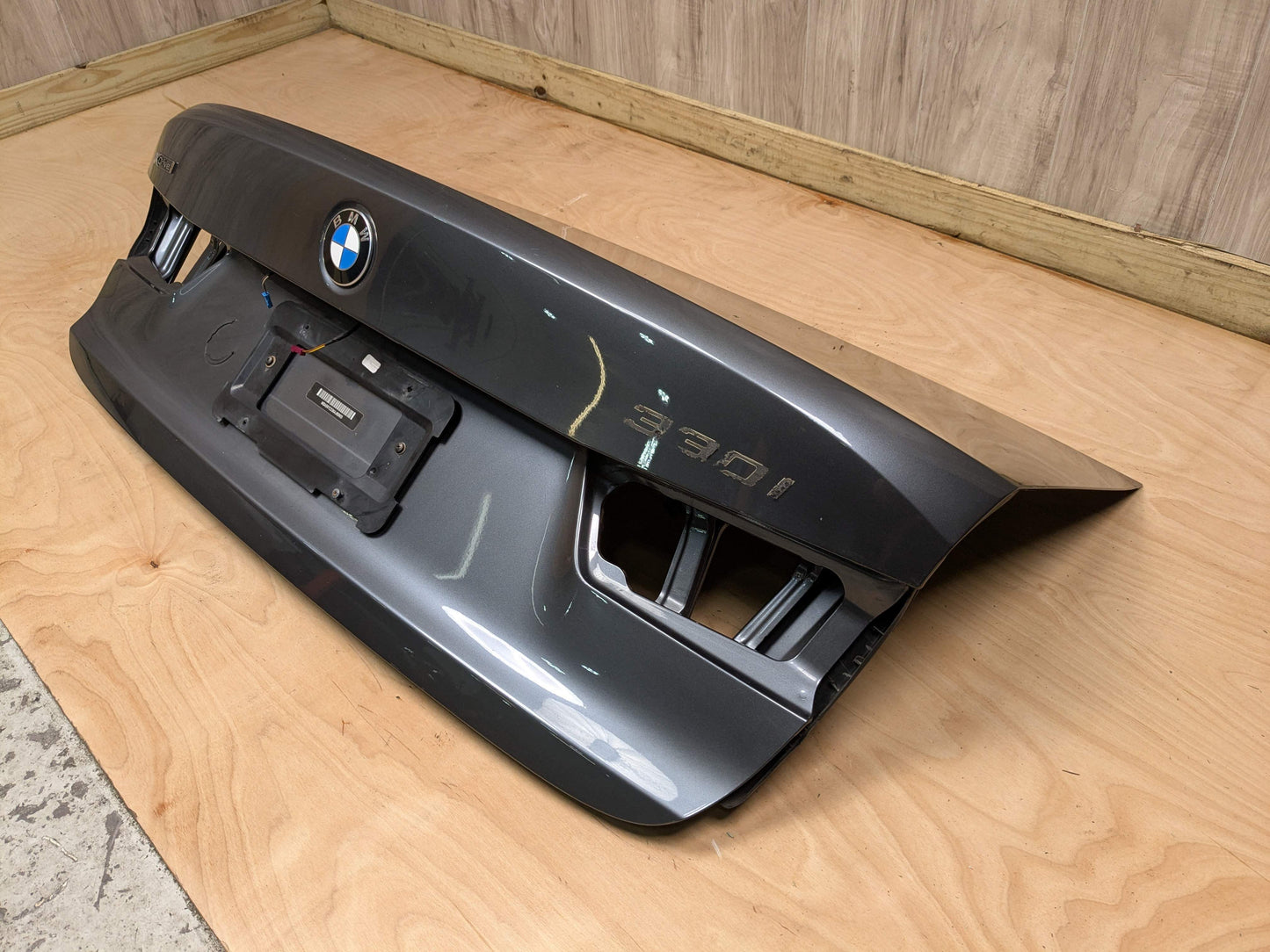 *19-25 OEM BMW G20 G80 330 M340 M3 Rear Trunk Lid Panel Deck Shell Gray B39