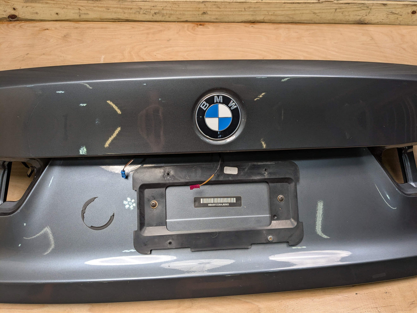 *19-25 OEM BMW G20 G80 330 M340 M3 Rear Trunk Lid Panel Deck Shell Gray B39