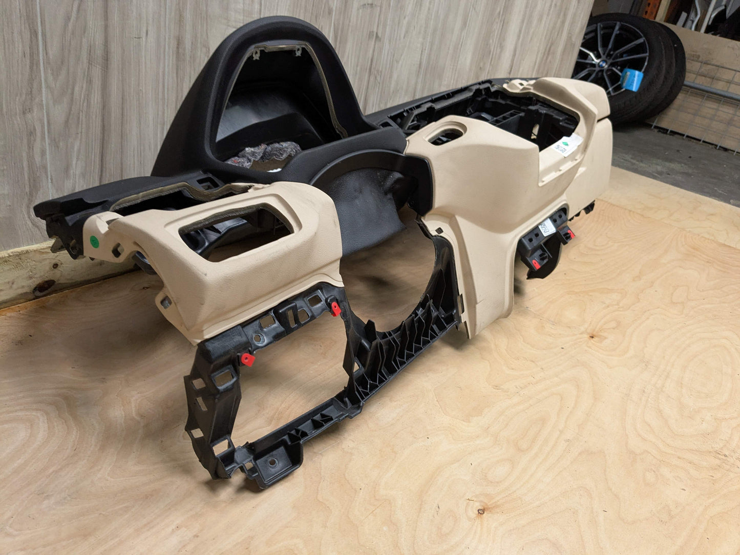 16-23 OEM BMW F39 F48 X1 X2 Dashboard Cover Trim Dash Panel Beige/Black