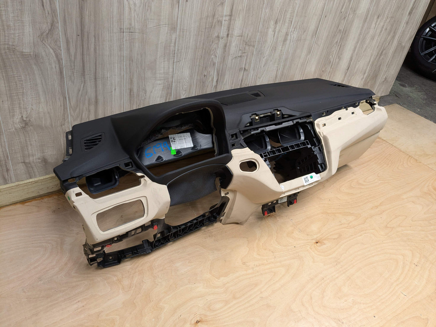 16-23 OEM BMW F39 F48 X1 X2 Dashboard Cover Trim Dash Panel Beige/Black