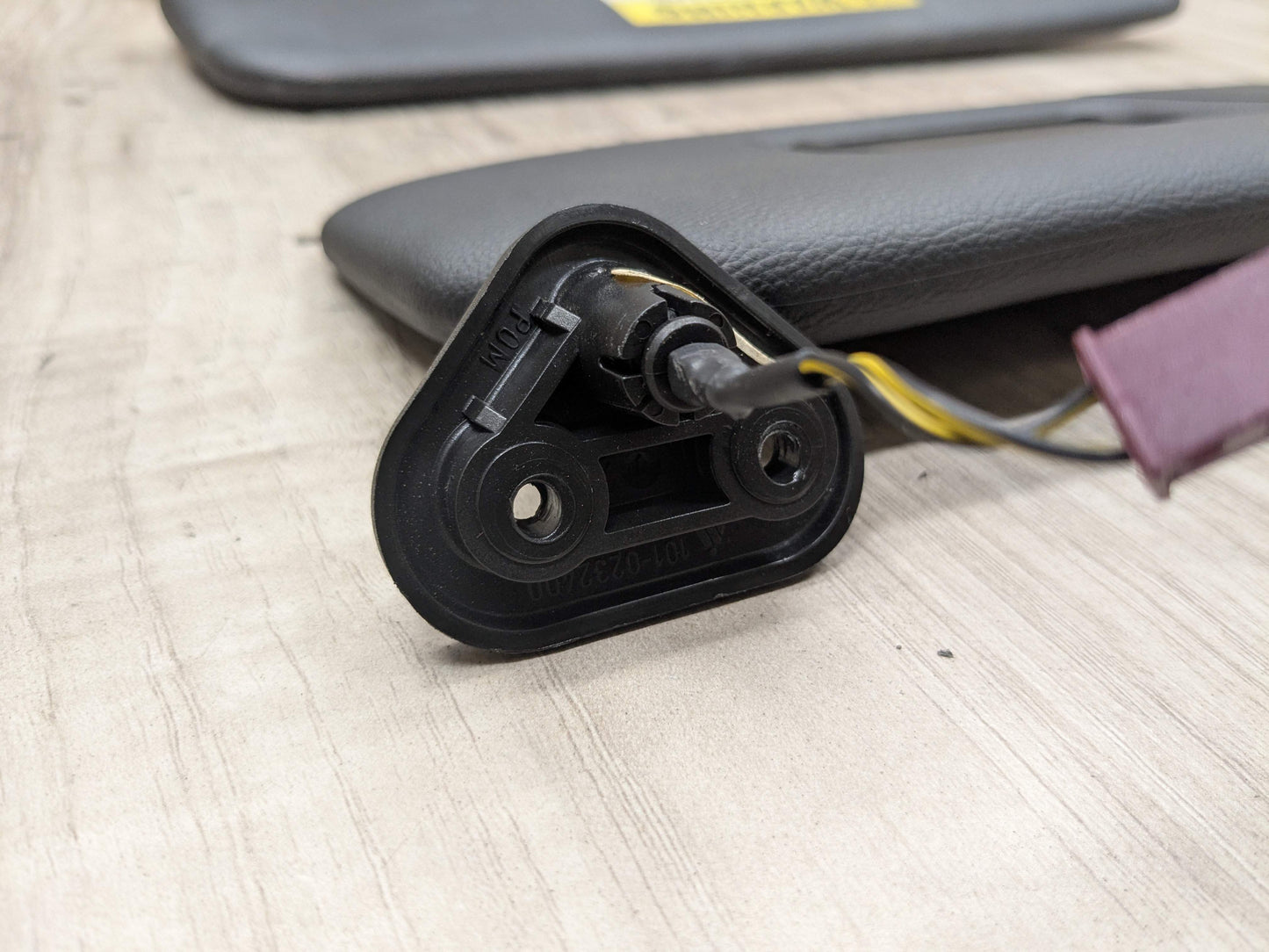 07-13 OEM BMW E88 E93 128 328 335 M3 Convertible Sun Visor Black Pair SET