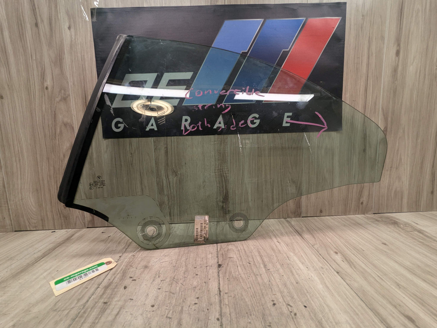 07-13 OEM BMW E93 335 M3 Convertible Rear Left Driver Side Window Glass