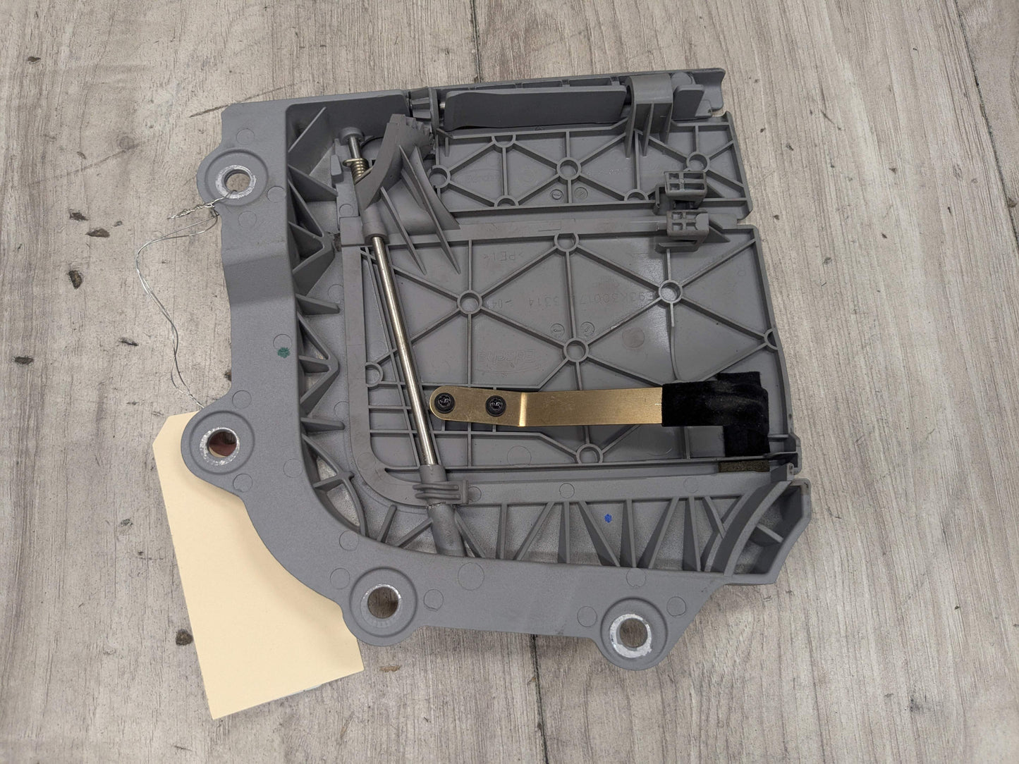 OEM BMW E93 328 335 M3 Right Passenger Convertible Folding Top Hinge Flap Gray