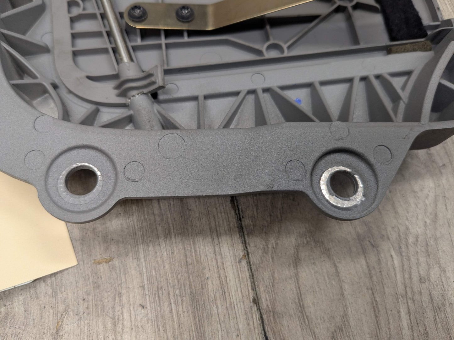 OEM BMW E93 328 335 M3 Right Passenger Convertible Folding Top Hinge Flap Gray