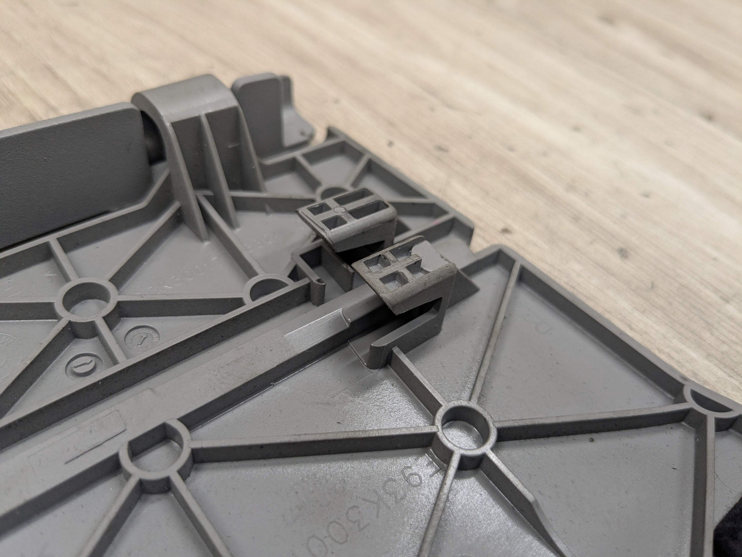 OEM BMW E93 328 335 M3 Right Passenger Convertible Folding Top Hinge Flap Gray