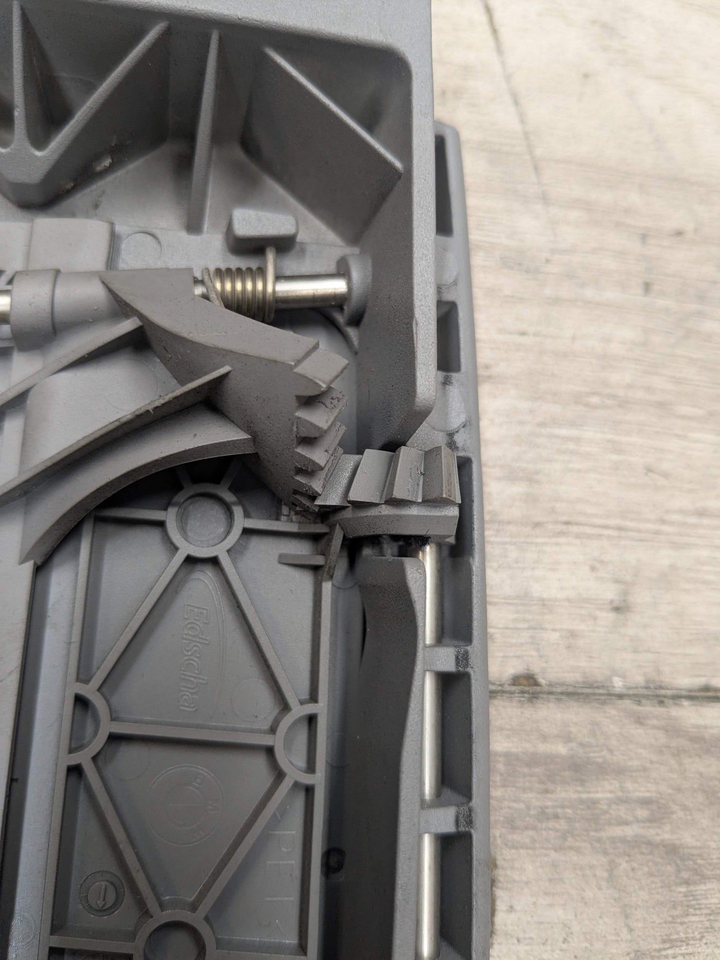 OEM BMW E93 328 335 M3 Right Passenger Convertible Folding Top Hinge Flap Gray