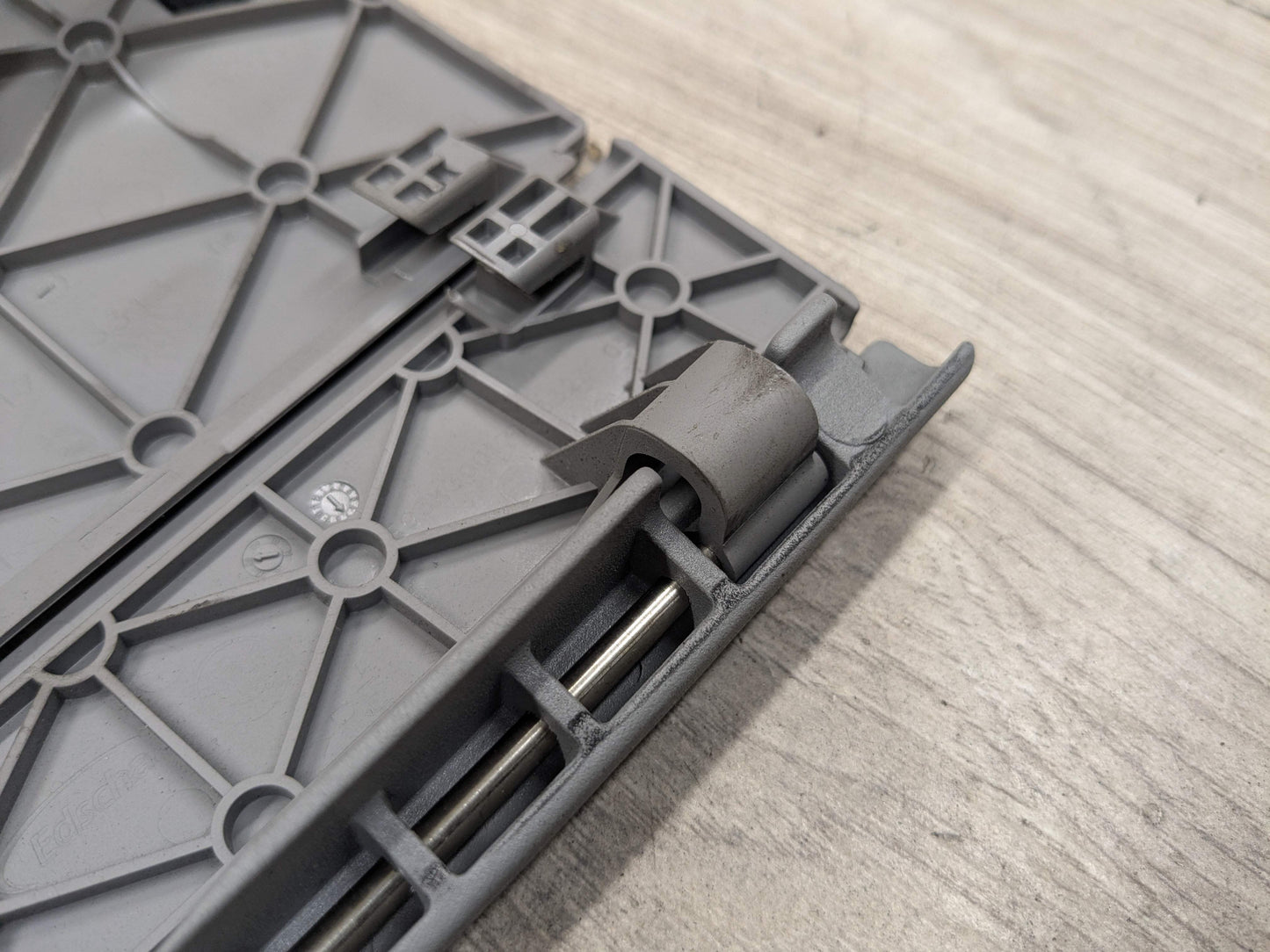 07-13 OEM BMW E93 328 335 M3 Left Driver Convertible Folding Top Hinge Flap Gray