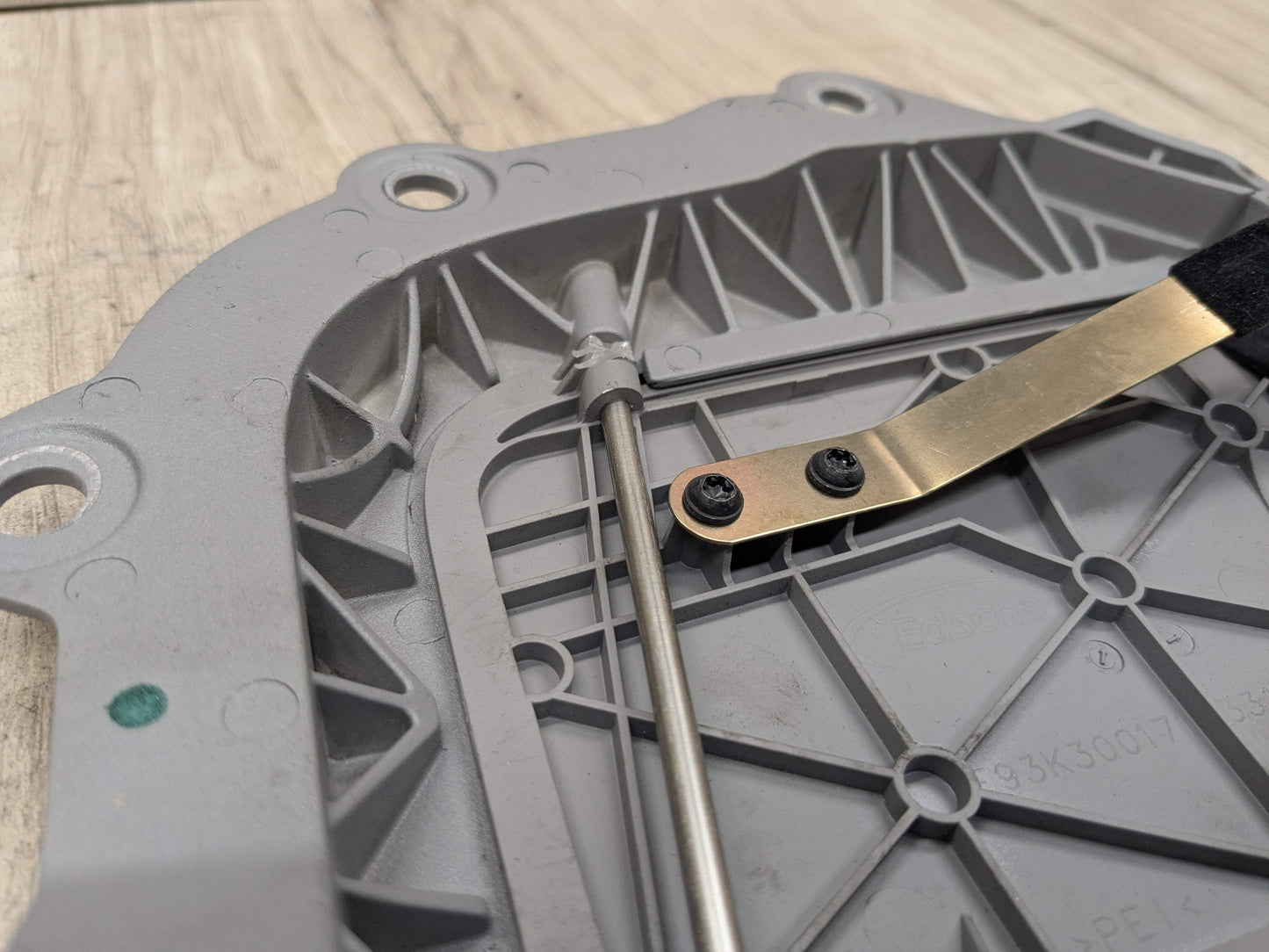 07-13 OEM BMW E93 328 335 M3 Left Driver Convertible Folding Top Hinge Flap Gray