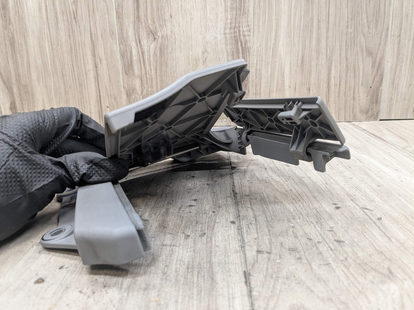 07-13 OEM BMW E93 328 335 M3 Left Driver Convertible Folding Top Hinge Flap Gray