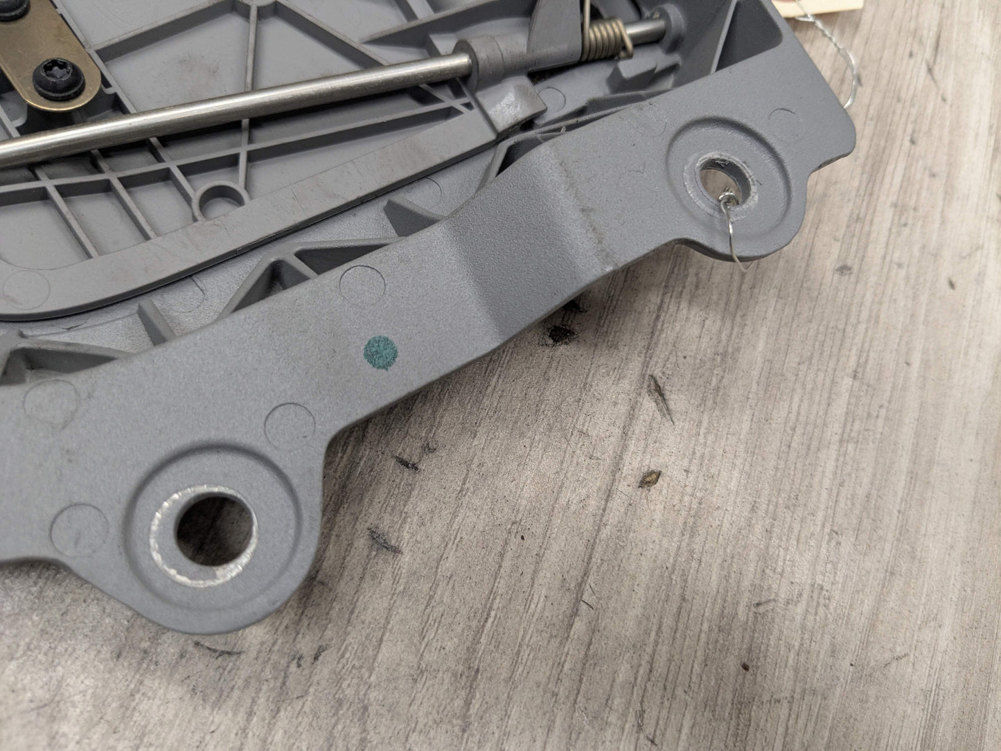 07-13 OEM BMW E93 328 335 M3 Left Driver Convertible Folding Top Hinge Flap Gray