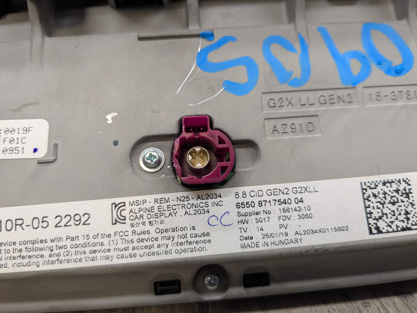 OEM BMW G20 G22 G23 G42 G80 G82 G83 CID Navigation Monitor Display Screen 8.8"