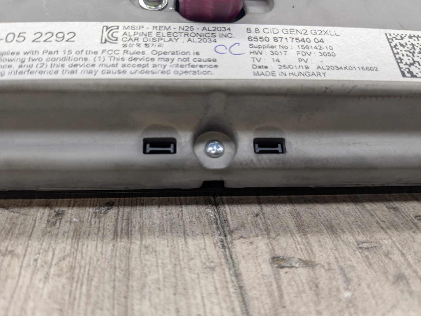 OEM BMW G20 G22 G23 G42 G80 G82 G83 CID Navigation Monitor Display Screen 8.8"