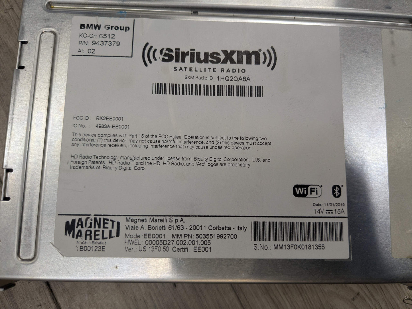 OEM BMW G01 G02 G20 G29 Headunit Head Unit Radio Control Module Media2