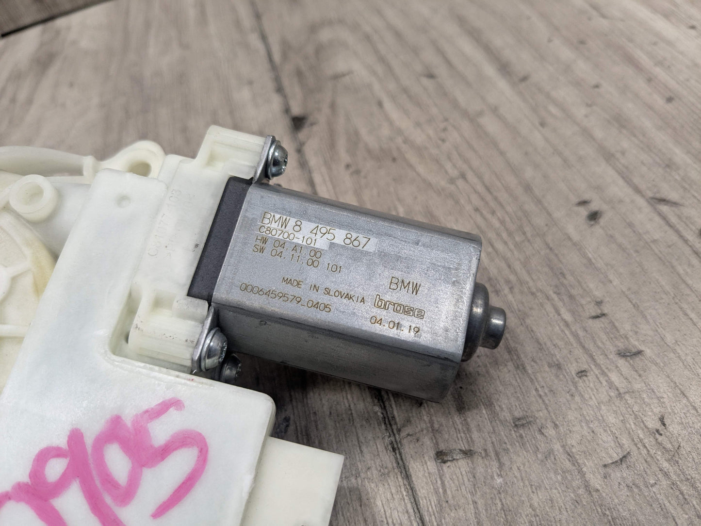 19-24 OEM BMW G20 G80 330 M340 M3 Rear Left Driver Door Window Regulator Motor