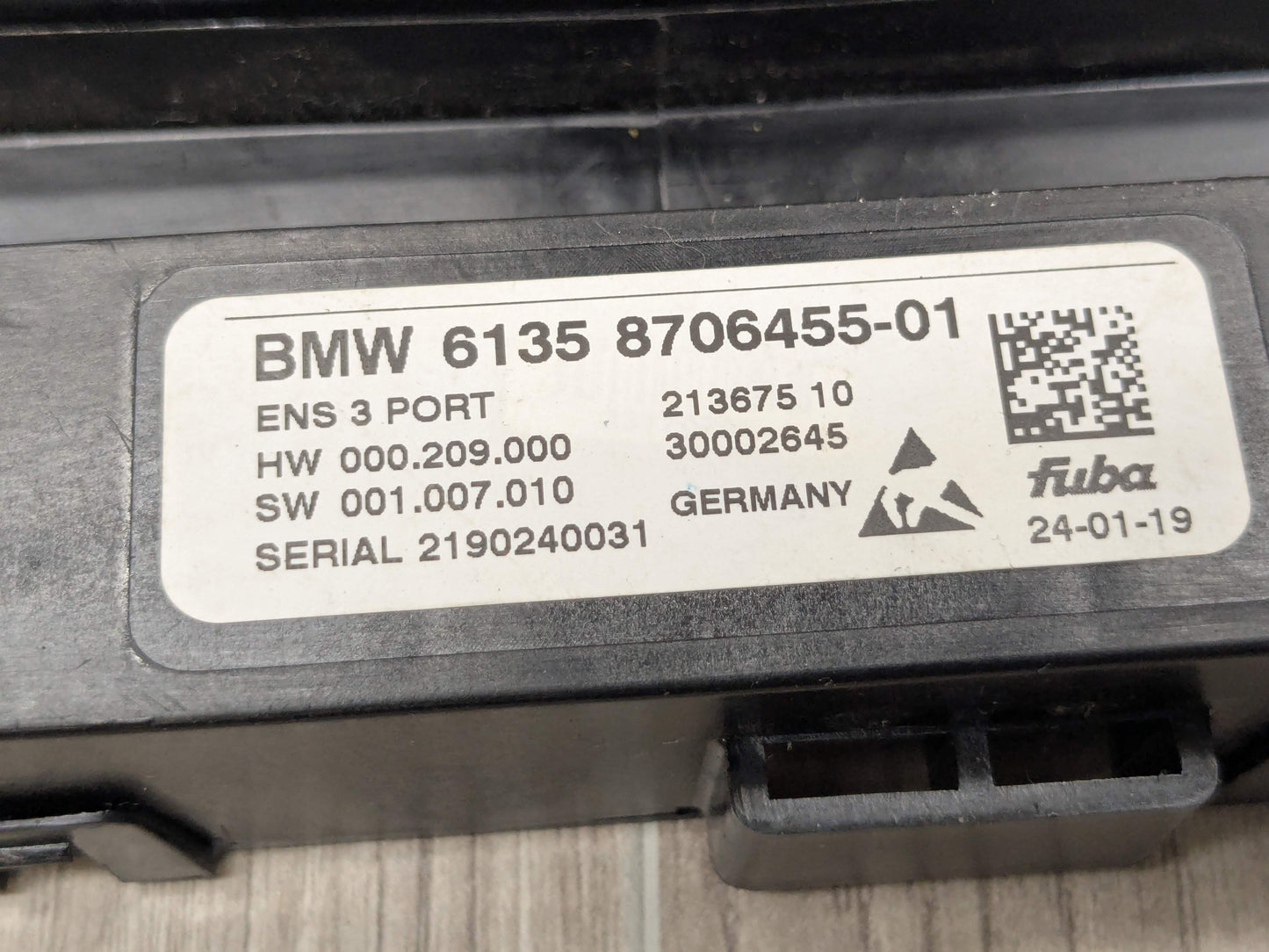 OEM BMW G01 X3 Ethernet Power Distribution Power Fuse Relay Box Control Module