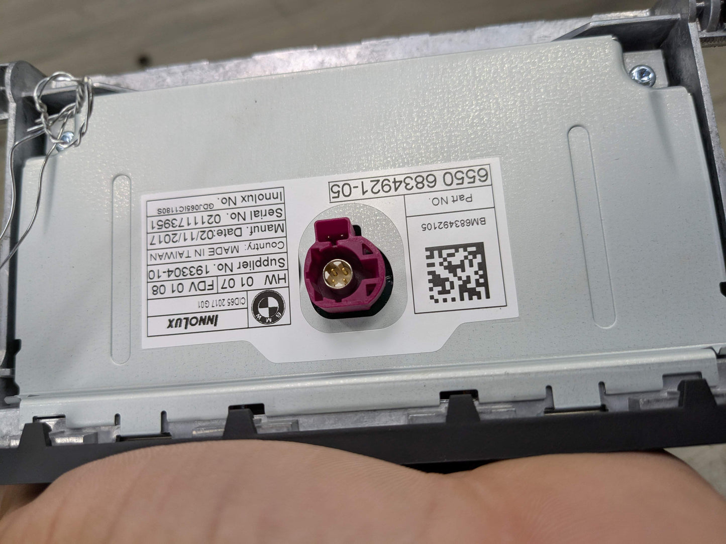 PRE-LCI OEM BMW G01 G02 X3 Dash Navigation Central Display Monitor Screen 6.5