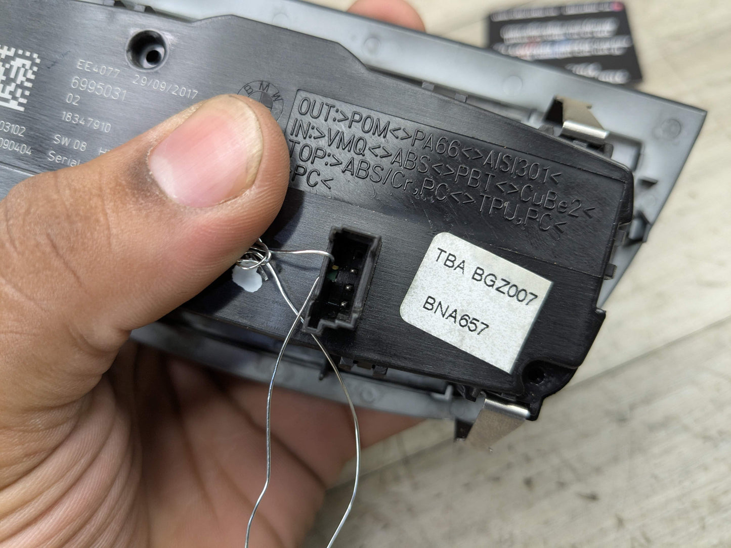 18-21 OEM BMW G01 G02 X3 X4 Headlight Switch Control Panel Light Module