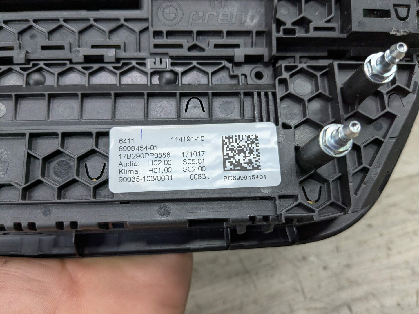 OEM BMW G01 G02 F97 F98 X3 X4 AC Climate Control Panel Radio Media Switch