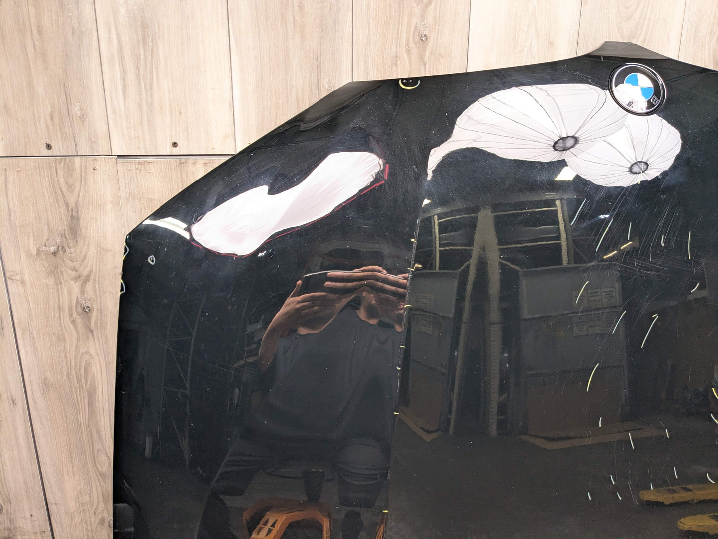 *18-24 OEM BMW G01 G02 F97 F98 X3 X4 X3M X4M Hood Bonnet Shell Panel Black 475