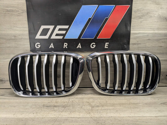 *18-21 OEM BMW G01 G02 X3 X4 Front Left Right Upper Bumper Kidney X LINE Grilles