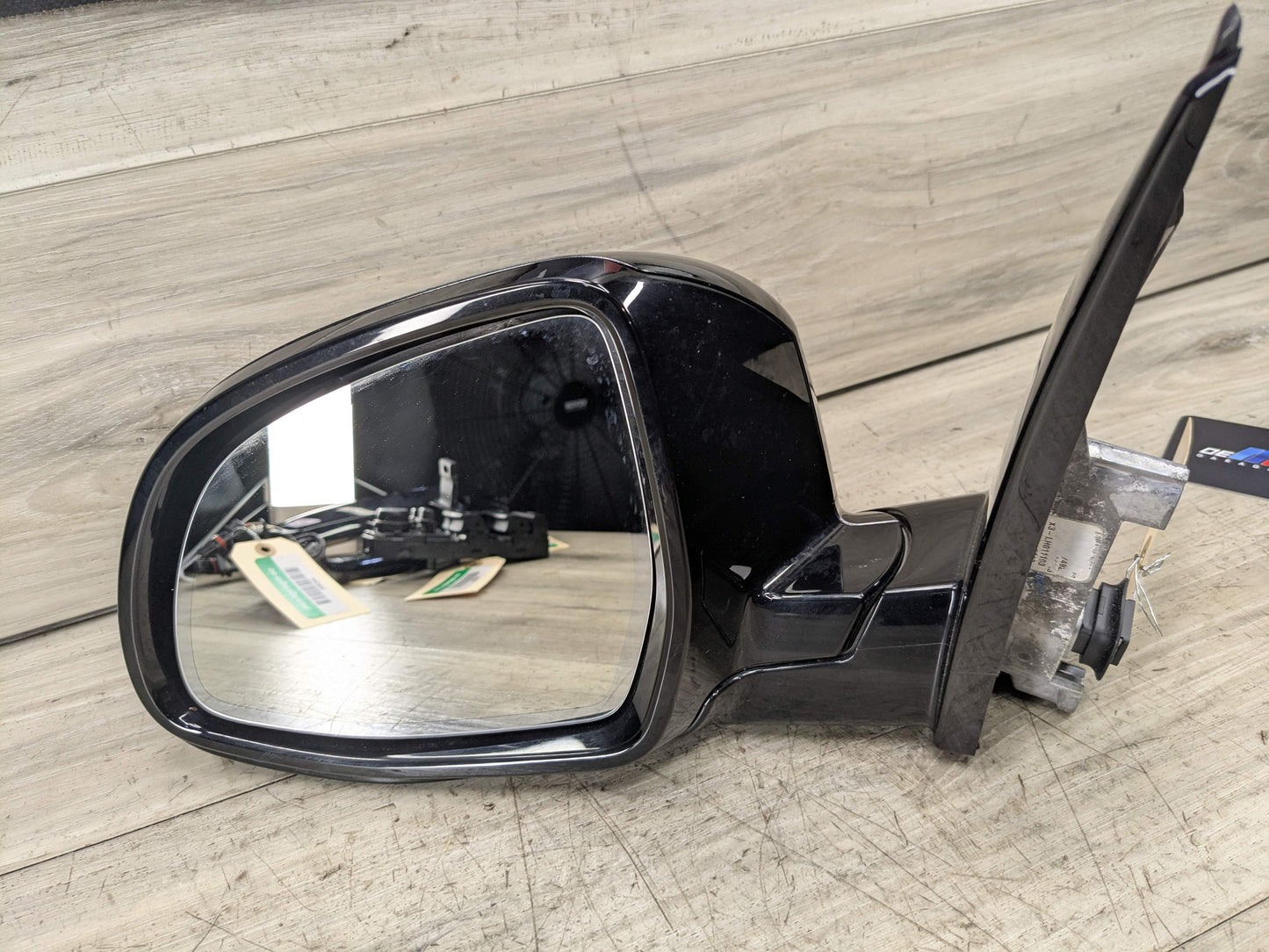 18-24 OEM BMW G01 X3 Left Driver Side Mirror Heated Memory Auto Dip SHADOW GLOSS