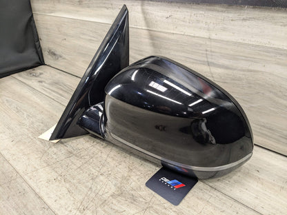 18-24 OEM BMW G01 X3 Left Driver Side Mirror Heated Memory Auto Dip SHADOW GLOSS