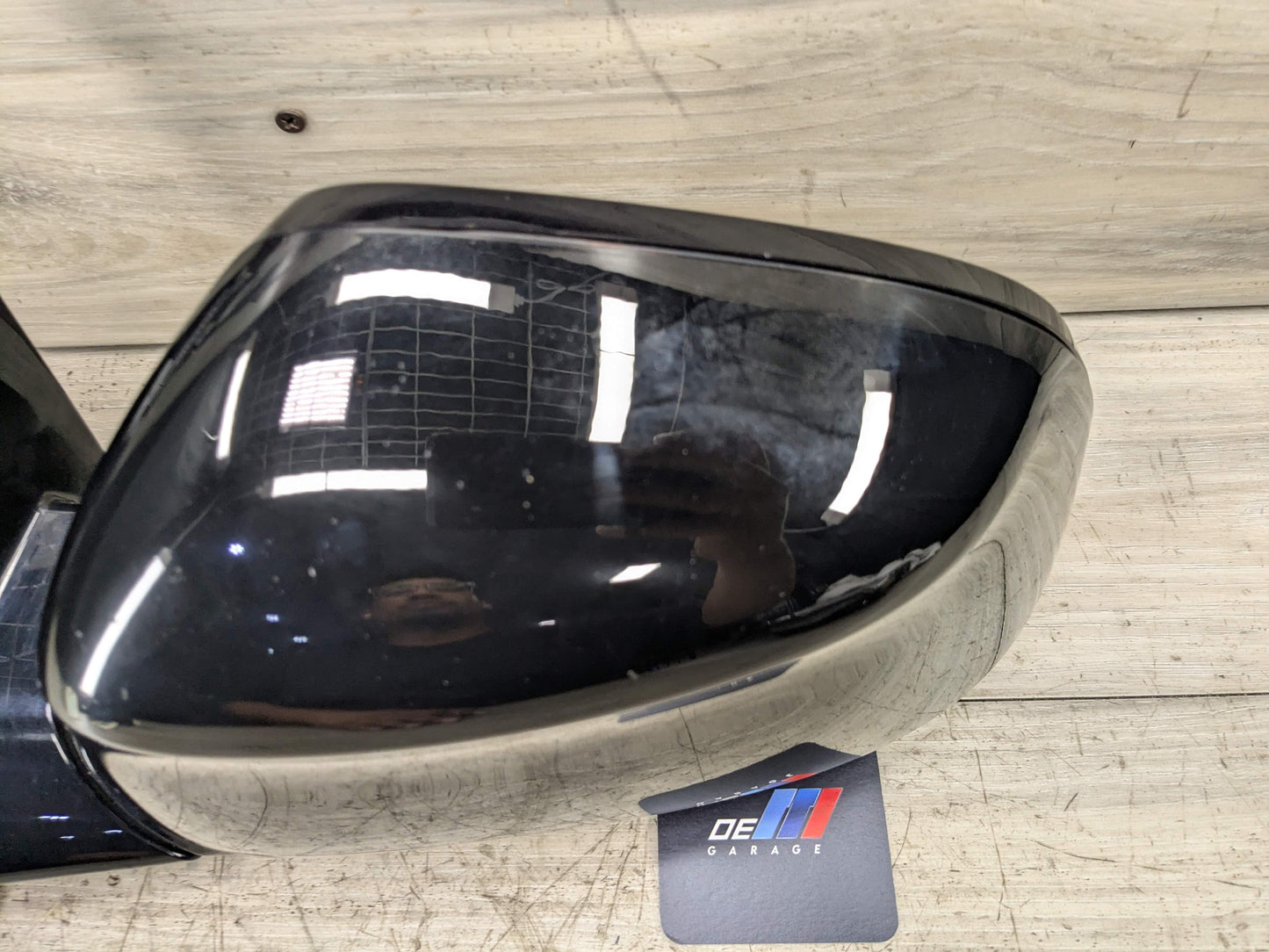 18-24 OEM BMW G01 X3 Left Driver Side Mirror Heated Memory Auto Dip SHADOW GLOSS