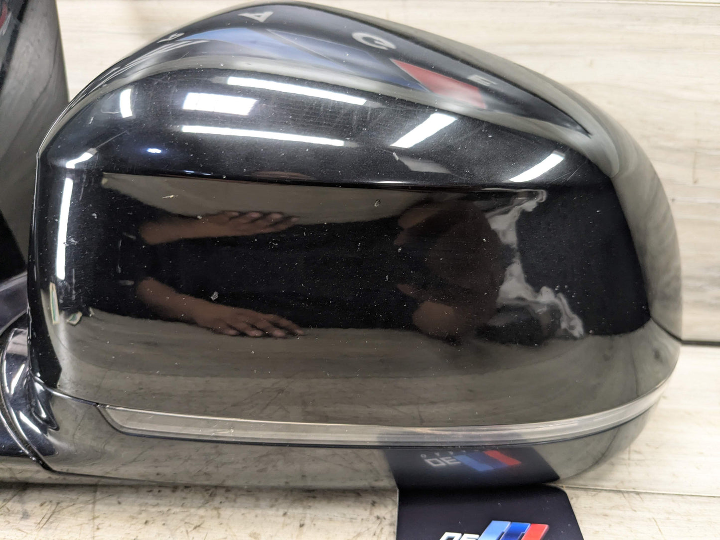 18-24 OEM BMW G01 X3 Left Driver Side Mirror Heated Memory Auto Dip SHADOW GLOSS