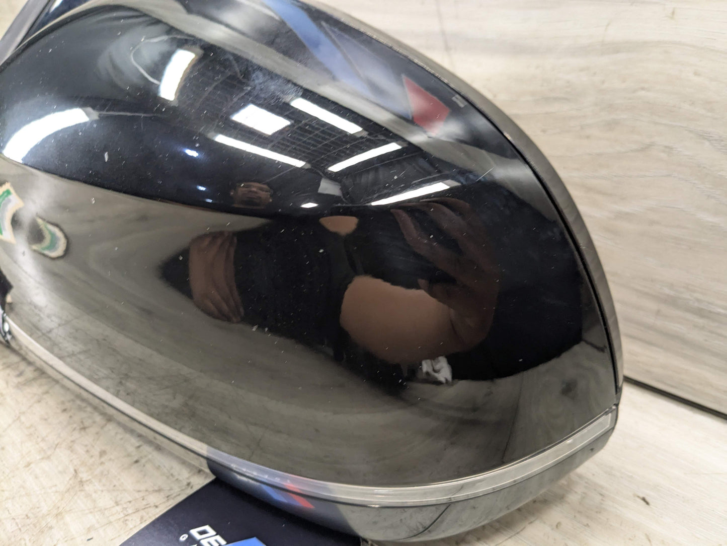 18-24 OEM BMW G01 X3 Left Driver Side Mirror Heated Memory Auto Dip SHADOW GLOSS