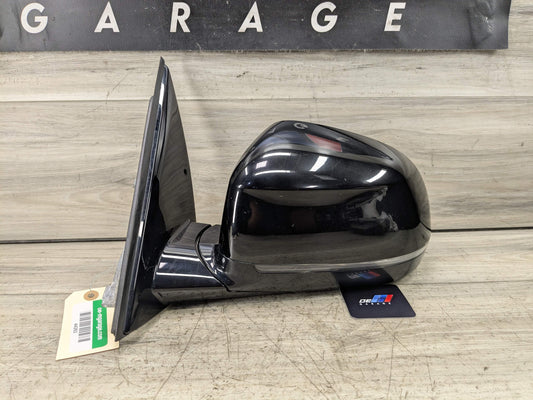 18-24 OEM BMW G01 X3 Left Driver Side Mirror Heated Memory Auto Dip SHADOW GLOSS