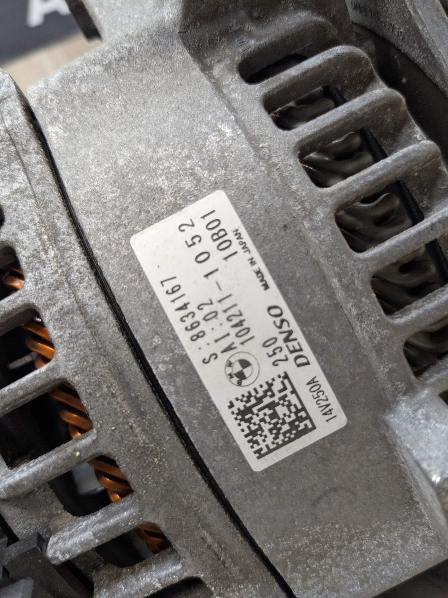 OEM BMW G01 G05 G16 G20 G22 G26 G30 G42 Engine B46 B58 Alternator Generator 250A