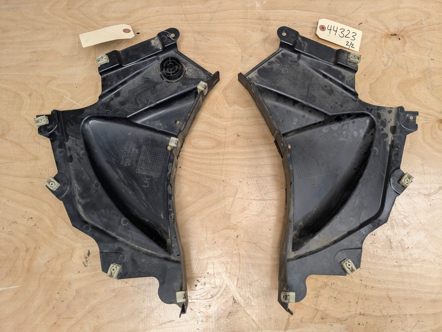 19-24 AFT BMW G20 330 Front Left Right Fender Liner Lower Deflector Shield SET