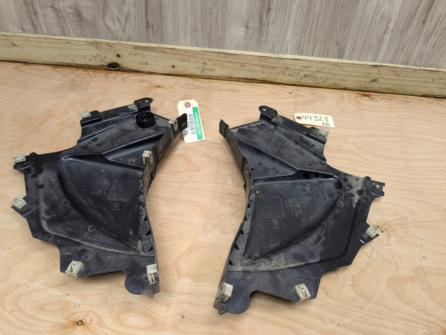 19-24 AFT BMW G20 330 Front Left Right Fender Liner Lower Deflector Shield SET