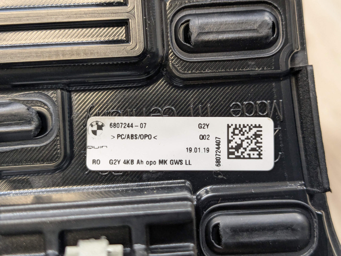 PRE-LCI OEM BMW G20 G22 G23 330 M340 Center Console Gear Shifter Wood Trim