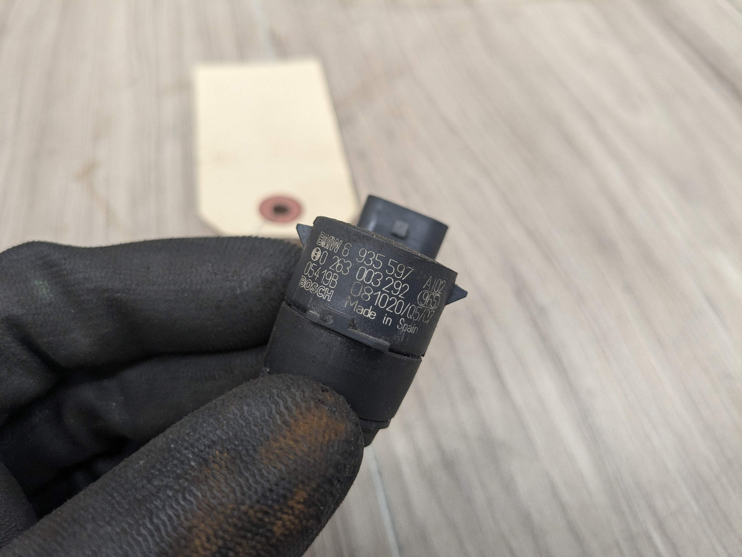 OEM BMW E82 E88 E90 E92 E93 335 M3 Bumper Parking PDC Ultrasonic Sensor Silver