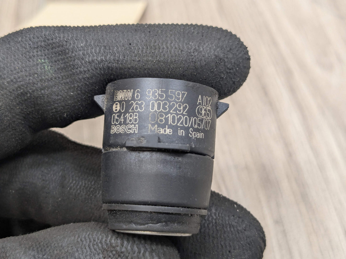 OEM BMW E82 E88 E90 E92 E93 335 M3 Bumper Parking PDC Ultrasonic Sensor Silver