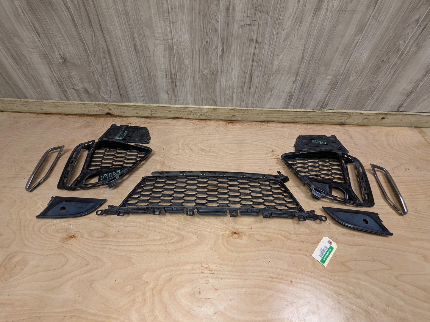 19-21 AFT BMW G20 M340 M SPORT Front Bumper Lower left Right Center Grilles SET