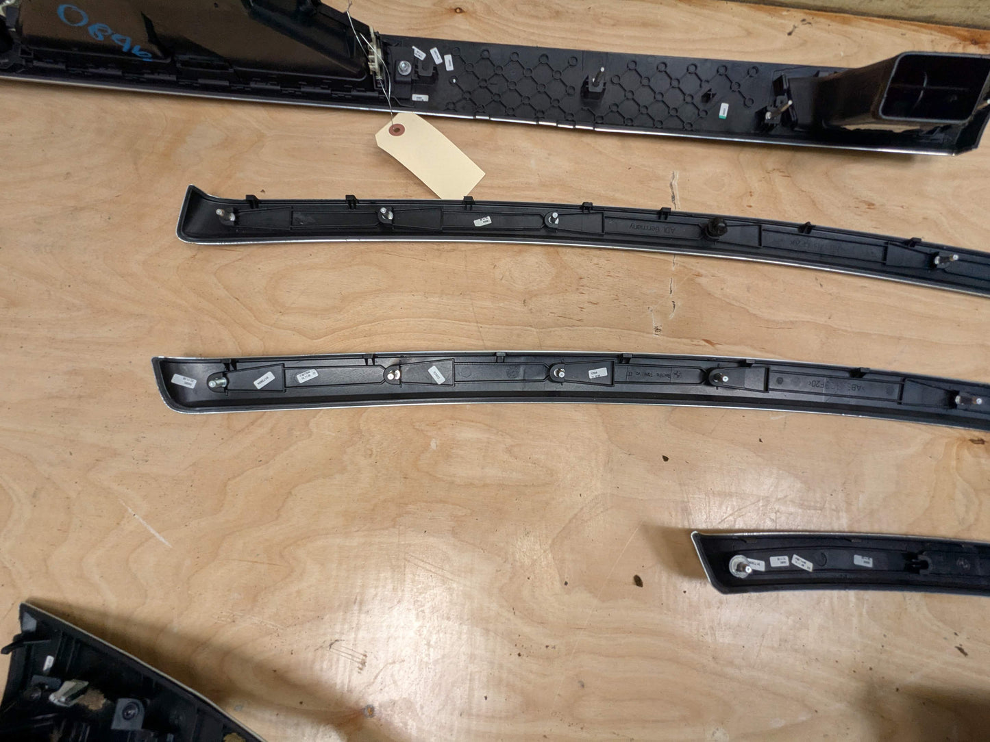 *07-13 OEM BMW E92 E93 328 335 M3 Brushed Aluminum Interior Trim Dash Panels SET