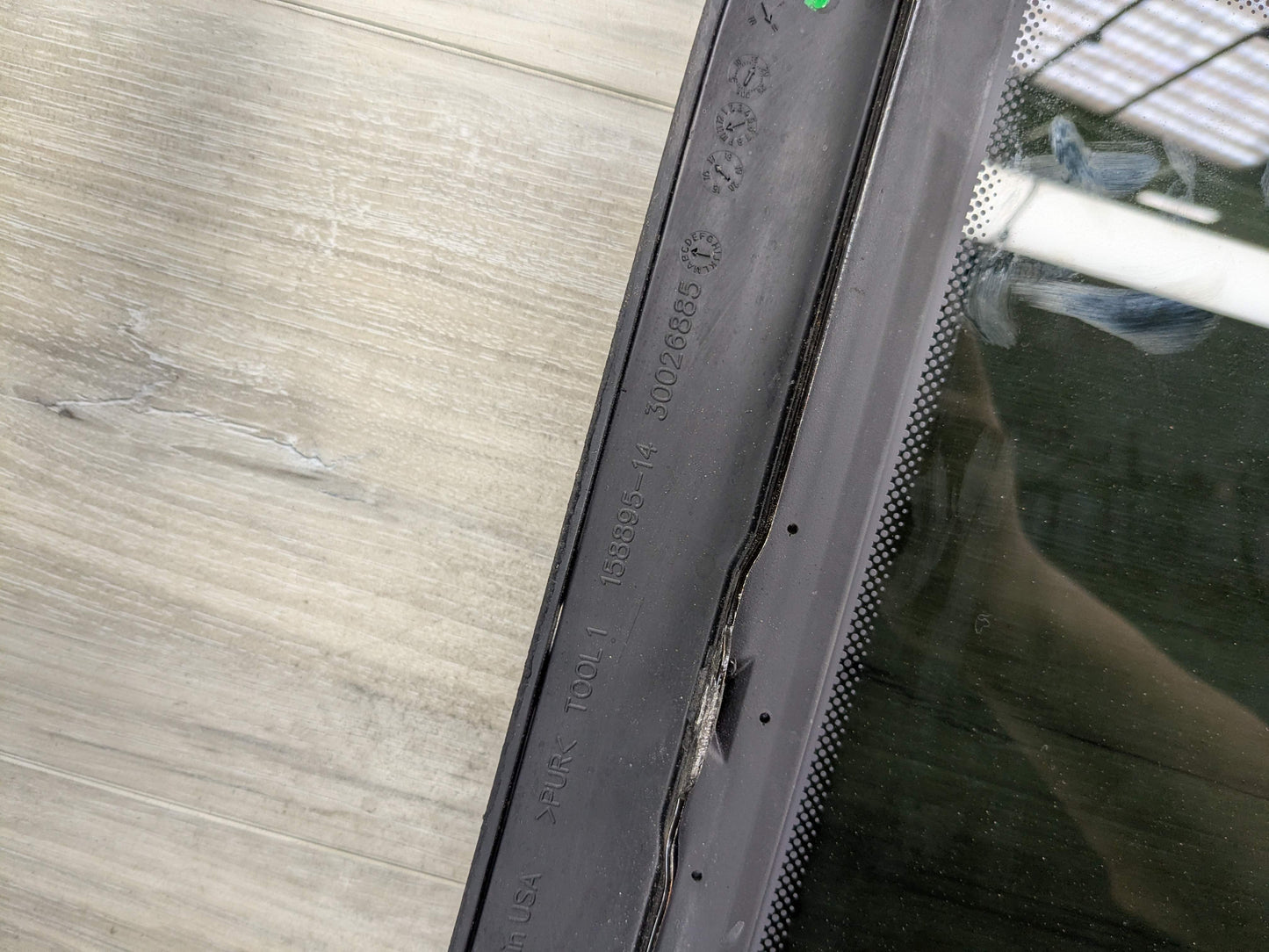 18-24 OEM BMW G01 F97 X3 X3M Rear Upper Sunroof Sun Roof Cover Window Glass