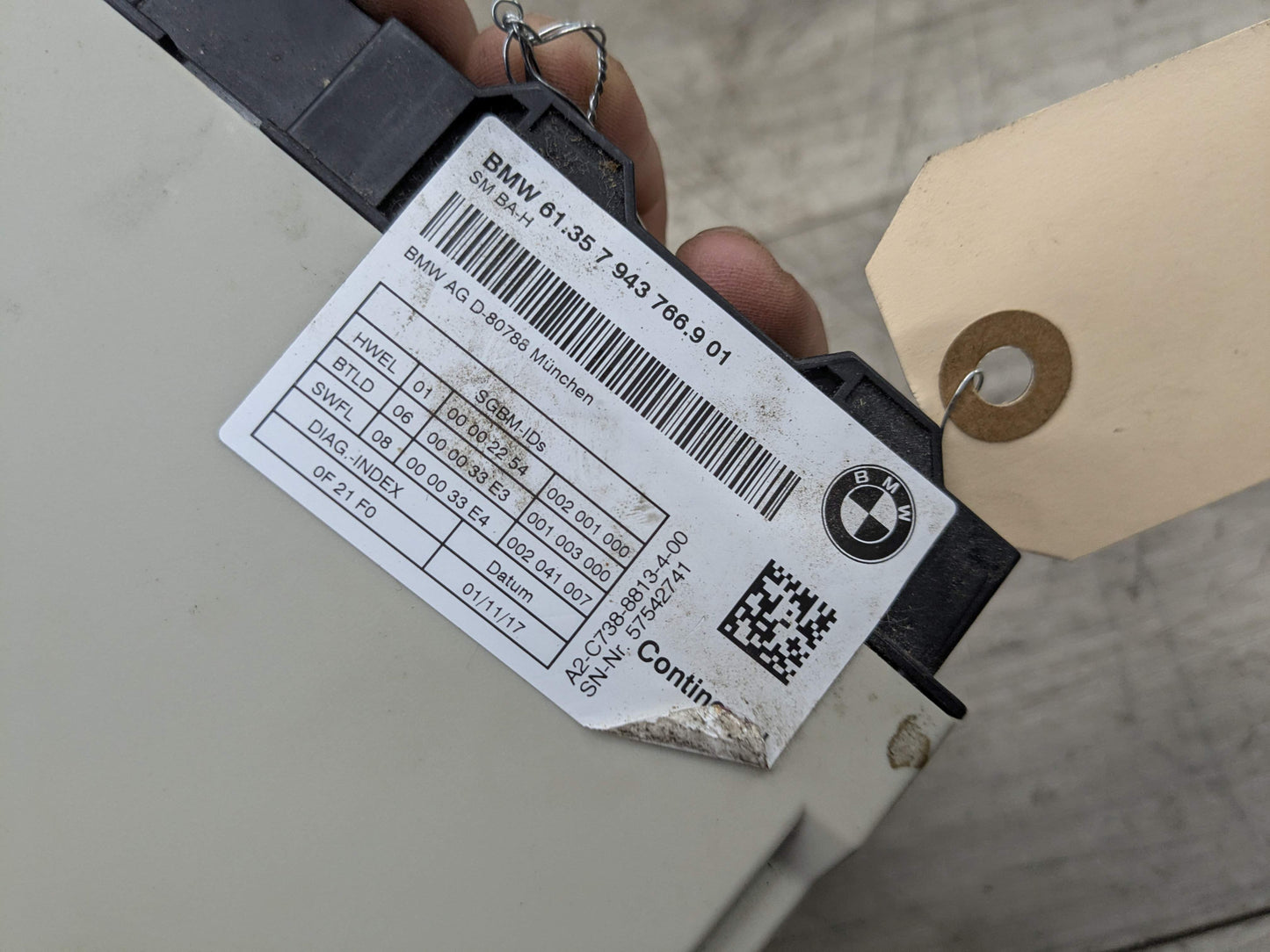 PRE-LCI OEM BMW F90 G01 G12 G30 M5 X3 Front Driver Passenger Seat Memory Module