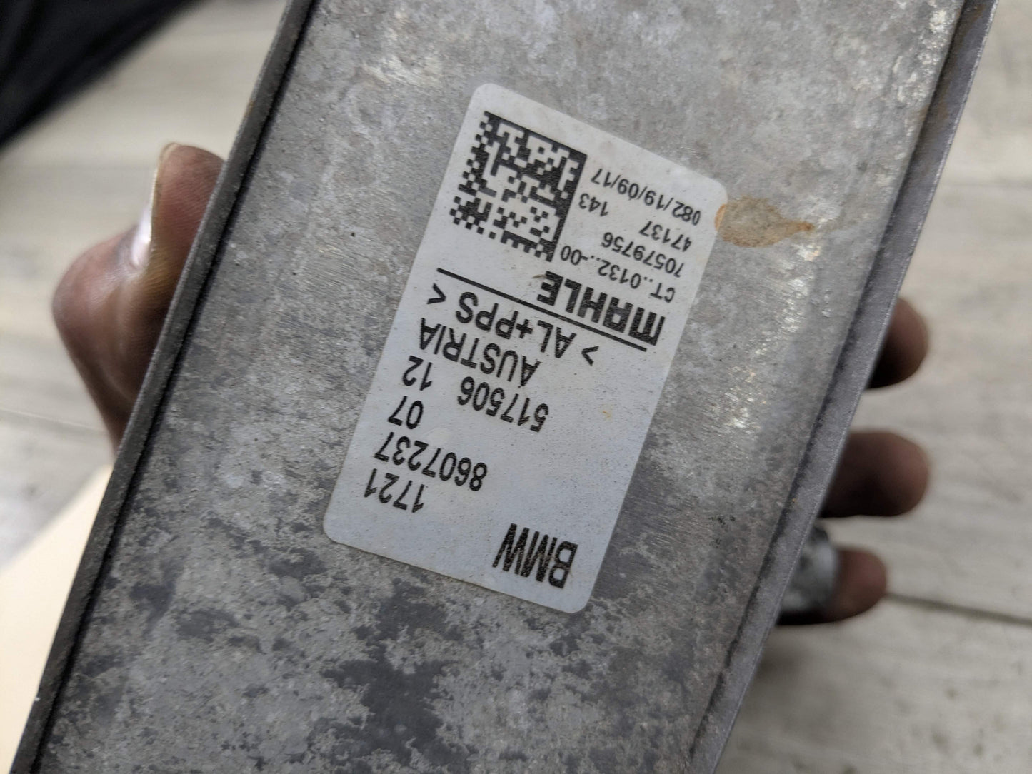 16-20 OEM BMW F30 B48 G01 G30 B46 Auto Transmission Oil Cooler Heat Exchanger