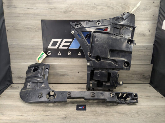 18-21 BMW G01 F97 X3 Rear Bumper Left Driver Side Guide Brackets Mounts Supports